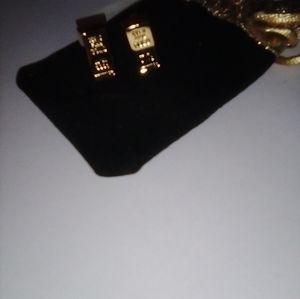 GOLD BULLION DESIGN MEN CUFFLINKS